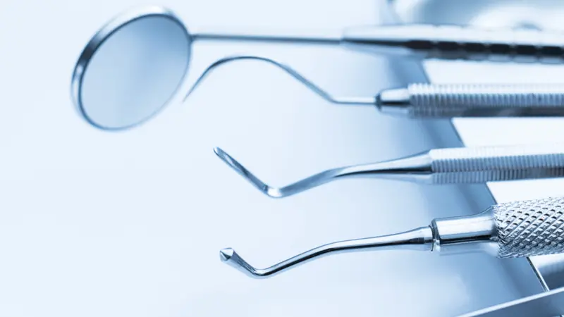 dentist equipment on a tray dental medicine dentist equipment on a tray dental medicine