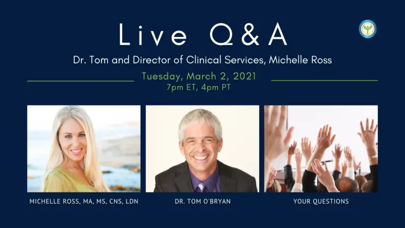 Live Q&A with Dr. Tom and Michelle Ross Banner Image