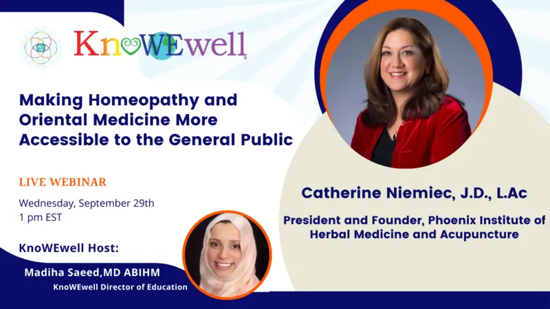 Making Homeopathy and Oriental Medicine More Accessible to the General Public 