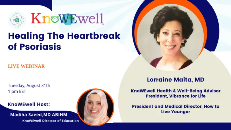 Healing the Heartbreak of Psoriasis Webinar Banner