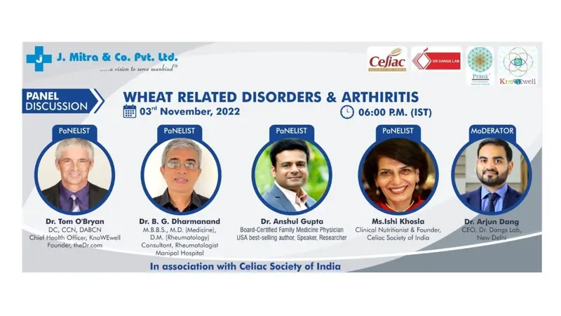 Wheat Related Disorders and Arthritis