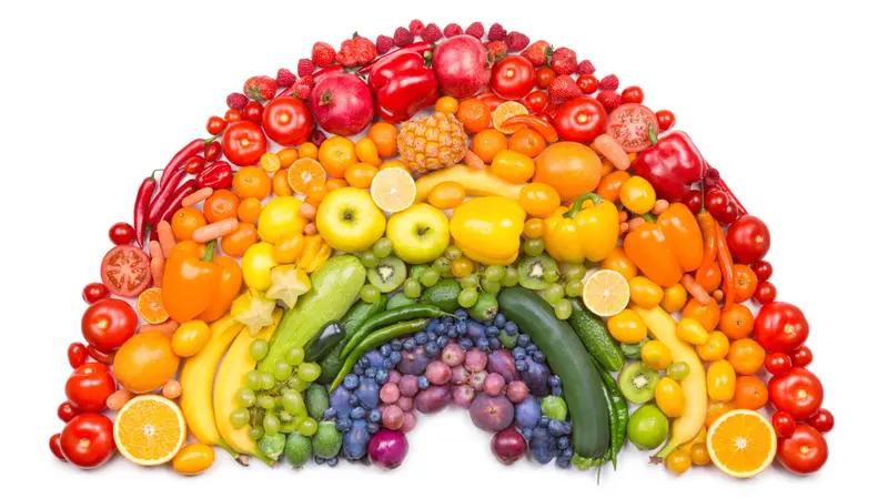 Fruit and vegetable rainbow