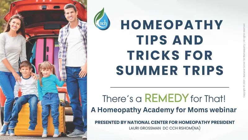 Banner: Homeopathy Tips & Tricks for Summer Trips