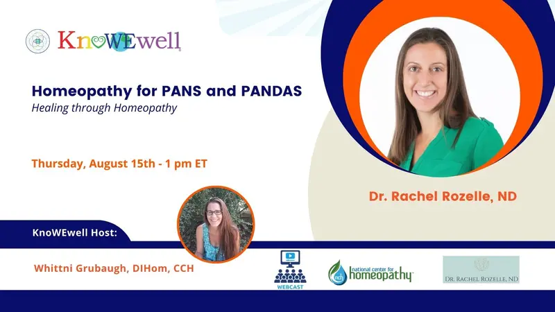 Banner:Healing Through Homeopathy: Homeopathy for PANS and PANDAS