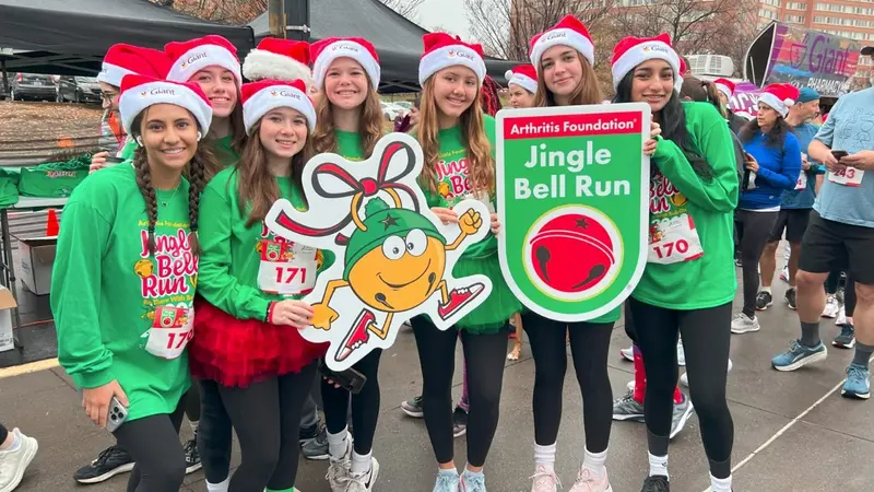 Jingle Bell Run team 2024