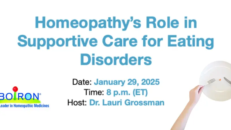 Homeopathy’s Role in Supportive Care for Eating Disorders | KnoWEwell