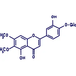 7-Methoxyflavone molecule