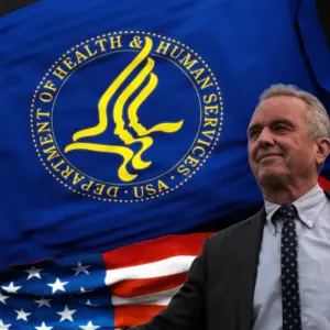 HHS and USA Flag and RFK, Jr. image