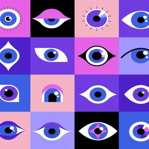 Collection of eyes logos, symbols and icons. Concept vector illustration Collection of eyes logos, symbols and icons. Concept vector illustration