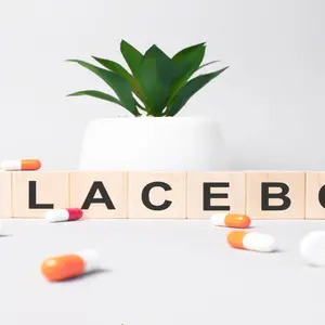 Placebo pills and plant Placebo pills and plant